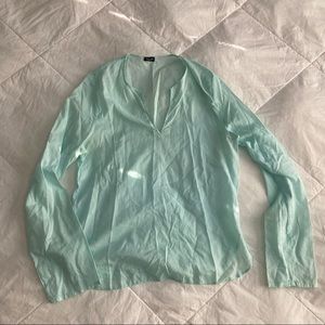 Splendid, Women’s, green, long sleeve, green, medium size blouse / shirt